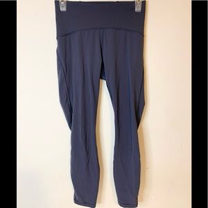 Lululemon leggings with mesh legs size 6 purple